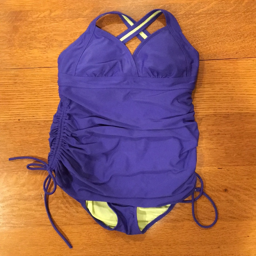 Purple Athleta Swimsuit